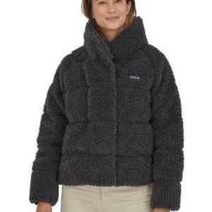 Women's Recycled High-Pile Fleece Down Jacket NWT